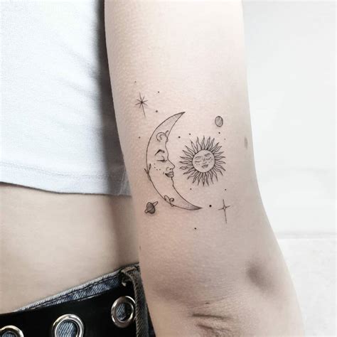 celestial tattoos|cute celestial tattoos.